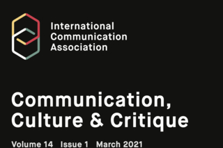Journal cover: Communication culture and critique
