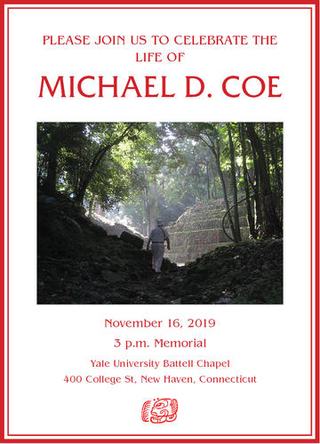 Coe memorial announcement 