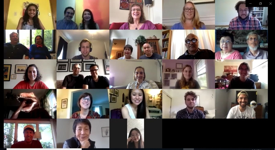 Photos from departmental Zoom commencement celebration Department of